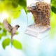 Acbmveen Transparent Bird Feeder, Automatic Parrot Feeder, Drinker, Seed Feeder, Cage for Small and Medium Parakeets Acbmveen Transparent Bird Feeder, Automatic Parrot Feeder, Drinker, Seed Feeder, Cage for Small and Medium Parakeets