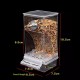 Acbmveen Transparent Bird Feeder, Automatic Parrot Feeder, Drinker, Seed Feeder, Cage for Small and Medium Parakeets Acbmveen Transparent Bird Feeder, Automatic Parrot Feeder, Drinker, Seed Feeder, Cage for Small and Medium Parakeets