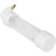 Automatic Drinking Device for Parrots, Bite Pen Spout, Acrylic Safe Bird Drinking Bottle with Large Capacity for Small Medium Parrots for Bird Cage Accessories (White)