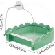 Ayicheyl Bird Bath for Cage, 3-in-1 Bird Bath, Drinking Bird, Bird Feeder House, Bird Bath Cage with Hook, Transparent for Budgies, Canaries, Chicks, Lovebirds Ayicheyl Bird Bath for Cage, 3-in-1 Bird Bath, Drinking Bird, Bird Feeder House, Bird Bath Cage with Hook, Transparent for Budgies, Canaries, Chicks, Lovebirds