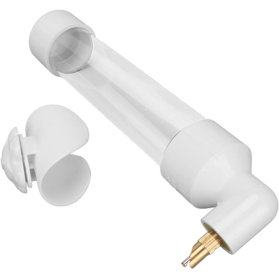 Bird Bath, Automatic Drinking Device for Parrot Birds, Water Dispenser for Parakeets, Drinking Fountain for Bird Cage Accessories (White) Bird Bath, Automatic Drinking Device for Parrot Birds, Water Dispenser for Parakeets, Drinking Fountain for Bird Cage Accessories (White)