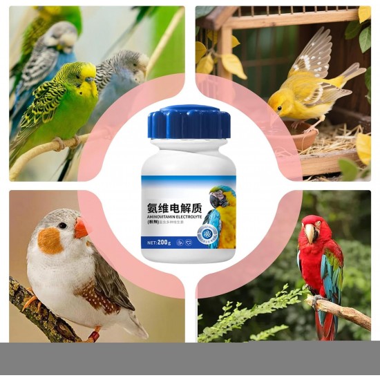 Dietary Support, Gut Health Powder, Digestive Supplement, 200 g Natural Formula, Boosts Wellness Growth, Supports Energy Internal Balance, for Birds Parrots Daily Nutrition and Development Dietary Support, Gut Health Powder, Digestive Supplement, 200 g Natural Formula, Boosts Wellness Growth, Supports Energy Internal Balance, for Birds Parrots Daily Nutrition and Development