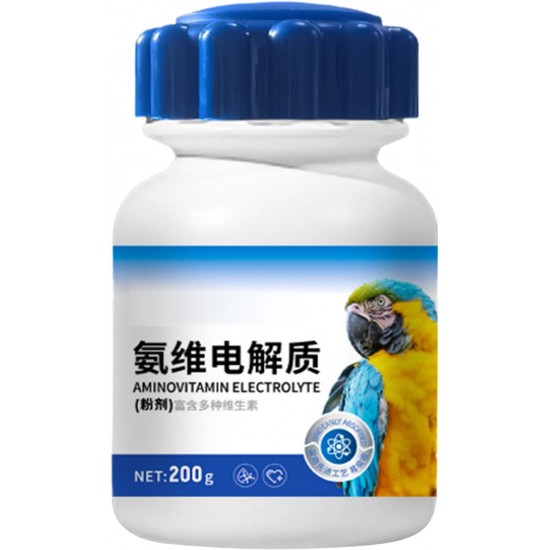 Dietary Support, Gut Health Powder, Digestive Supplement, 200 g Natural Formula, Boosts Wellness Growth, Supports Energy Internal Balance, for Birds Parrots Daily Nutrition and Development Dietary Support, Gut Health Powder, Digestive Supplement, 200 g Natural Formula, Boosts Wellness Growth, Supports Energy Internal Balance, for Birds Parrots Daily Nutrition and Development