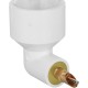 GLOGLOW Automatic Drinking Device for Parrots, Bite Pen Spout, Acrylic Safe Bird Drinking Bottle with Large Capacity for Small Medium Parrots for Bird Cage Accessories (White)