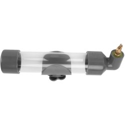 GLOGLOW Automatic Drinking Device for Parrots, Bite Pen Spout, Acrylic Safe Bird Drinking Bottle with Large Capacity for Small Medium Parrots for Bird Cage Accessories (Grey)