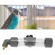 GLOGLOW Automatic Drinking Device for Parrots, Bite Pen Spout, Acrylic Safe Bird Drinking Bottle with Large Capacity for Small Medium Parrots for Bird Cage Accessories (Grey) GLOGLOW Automatic Drinking Device for Parrots, Bite Pen Spout, Acrylic Safe Bird Drinking Bottle with Large Capacity for Small Medium Parrots for Bird Cage Accessories (Grey)