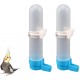Pack of 2 Automatic Bird Baths for Parrots Budgies Parakeets Cockatiels Bird Cage Baths Hanging Water Bottle with 120 ml Capacity White (Blue) Pack of 2 Automatic Bird Baths for Parrots Budgies Parakeets Cockatiels Bird Cage Baths Hanging Water Bottle with 120 ml Capacity White (Blue)