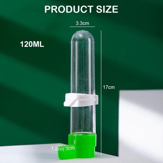 Pack of 3 Automatic Budgies Feeder for Bird Bath Cage, Bird Feeder Drinker for Cage, Bird Water Dispenser, Feeding Bowl, Bird Cage, Transparent Content 120 ml for Ornamental Birds, Parrots, Pigeons Pack of 3 Automatic Budgies Feeder for Bird Bath Cage, Bird Feeder Drinker for Cage, Bird Water Dispenser, Feeding Bowl, Bird Cage, Transparent Content 120 ml for Ornamental Birds, Parrots, Pigeons