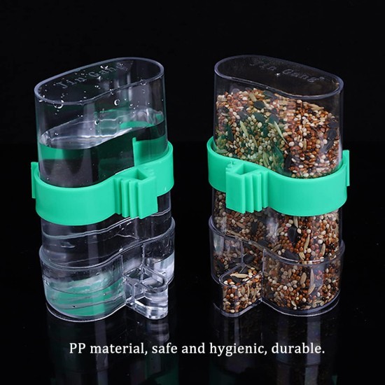 Pack of 4 Bird Water Dispensers, Liwein Automatic Birds Feeder, Water Dispenser, Plastic Birds Feeder, Birds Drinking Bottles, Feeding Bowl for Bird, Parrot, Pigeon, Bird Water Dispenser (Yellow) Pack of 4 Bird Water Dispensers, Liwein Automatic Birds Feeder, Water Dispenser, Plastic Birds Feeder, Birds Drinking Bottles, Feeding Bowl for Bird, Parrot, Pigeon, Bird Water Dispenser (Yellow)
