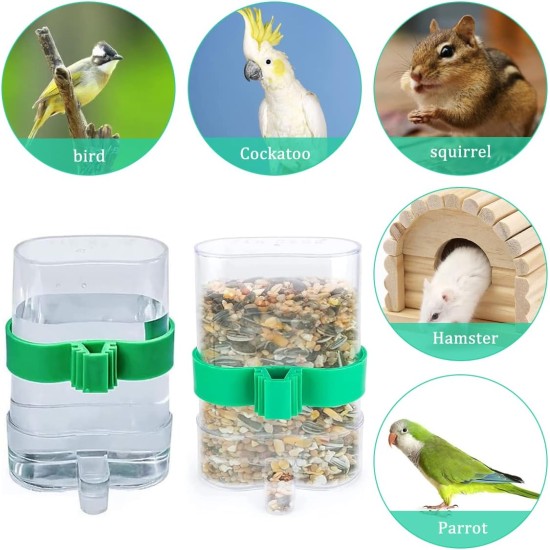 Pack of 4 Bird Water Dispensers, Liwein Automatic Birds Feeder, Water Dispenser, Plastic Birds Feeder, Birds Drinking Bottles, Feeding Bowl for Bird, Parrot, Pigeon, Bird Water Dispenser (Yellow) Pack of 4 Bird Water Dispensers, Liwein Automatic Birds Feeder, Water Dispenser, Plastic Birds Feeder, Birds Drinking Bottles, Feeding Bowl for Bird, Parrot, Pigeon, Bird Water Dispenser (Yellow)