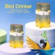 Pack of 4 Bird Water Dispensers, Liwein Automatic Birds Feeder, Water Dispenser, Plastic Birds Feeder, Birds Drinking Bottles, Feeding Bowl for Bird, Parrot, Pigeon, Bird Water Dispenser (Yellow) Pack of 4 Bird Water Dispensers, Liwein Automatic Birds Feeder, Water Dispenser, Plastic Birds Feeder, Birds Drinking Bottles, Feeding Bowl for Bird, Parrot, Pigeon, Bird Water Dispenser (Yellow)