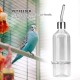 Parrot Water Feeder Hanging Water Bottle No Drip Dispenser Pet Supplies with Stainless Steel Ball Nipple for Small Animals Bird Hamster Rabbit Chinchilla Ferret [L] Breeding Aids