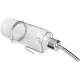 Parrot Water Feeder Hanging Water Bottle No Drip Dispenser Pet Supplies with Stainless Steel Ball Nipple for Small Animals Bird Hamster Rabbit Chinchilla Ferret [L] Breeding Aids