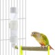 Qcwwy Bird Bath Automatic Parrot Drinker (White) Qcwwy Bird Bath Automatic Parrot Drinker (White)