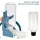 Rynvarl Automatic Bird Water Feeder Water Feeder 500ml for Budgies Parrot Canary Rodent Clean Leakproof Double Tank Rynvarl Automatic Bird Water Feeder Water Feeder 500ml for Budgies Parrot Canary Rodent Clean Leakproof Double Tank