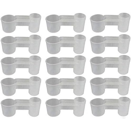 Wisboey 15 Pcs Plastic Soda Water Bottle, Bird Bath, Feeding Drinker, Chicken Pigeon, Feeding Bowl, Feeding Accessories, Pet Food Wisboey 15 Pcs Plastic Soda Water Bottle, Bird Bath, Feeding Drinker, Chicken Pigeon, Feeding Bowl, Feeding Accessories, Pet Food