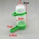 Yardwe Poultry Drinker Automatic Chicken Water Feeder Drinker Birds Feeder Drinker for Cage Size S Pack of 5