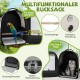 ALLSOPETS Bird Backpack, Lightweight and Breathable, Portable Parrot Carrier for Small Animals, with Stand, Adjustable Height and Viewing Window, Ideal for Travel (Anthracite Grey) ALLSOPETS Bird Backpack, Lightweight and Breathable, Portable Parrot Carrier for Small Animals, with Stand, Adjustable Height and Viewing Window, Ideal for Travel (Anthracite Grey)