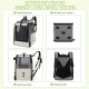 ALLSOPETS Bird Backpack, Lightweight and Breathable, Portable Parrot Carrier for Small Animals, with Stand, Adjustable Height and Viewing Window, Ideal for Travel (Anthracite Grey) ALLSOPETS Bird Backpack, Lightweight and Breathable, Portable Parrot Carrier for Small Animals, with Stand, Adjustable Height and Viewing Window, Ideal for Travel (Anthracite Grey)
