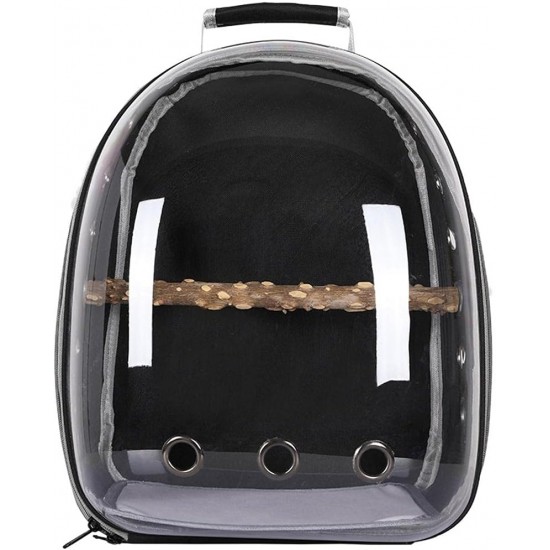 ARTOCT Lightweight Bird Carrier Transparent Outdoor Parrot Travel Backpack Breathable Parrot Bird Carrier Bag Space Capsule Suitable for Parrot Animals and Bird Habitat ARTOCT Lightweight Bird Carrier Transparent Outdoor Parrot Travel Backpack Breathable Parrot Bird Carrier Bag Space Capsule Suitable for Parrot Animals and Bird Habitat