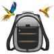 Akinerri Bird Travel Bag Small Bird Travel Bag Transparent Breathable Travel Cage Bird Cage Parrot Transport Box Includes Perch and Bottom Tray Akinerri Bird Travel Bag Small Bird Travel Bag Transparent Breathable Travel Cage Bird Cage Parrot Transport Box Includes Perch and Bottom Tray