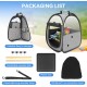 Akinerri Bird Travel Bag Small Bird Travel Bag Transparent Breathable Travel Cage Bird Cage Parrot Transport Box Includes Perch and Bottom Tray Akinerri Bird Travel Bag Small Bird Travel Bag Transparent Breathable Travel Cage Bird Cage Parrot Transport Box Includes Perch and Bottom Tray