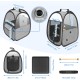 Akinerri Bird Travel Bag Small Bird Travel Bag Transparent Breathable Travel Cage Bird Cage Parrot Transport Box Includes Perch and Bottom Tray Akinerri Bird Travel Bag Small Bird Travel Bag Transparent Breathable Travel Cage Bird Cage Parrot Transport Box Includes Perch and Bottom Tray