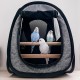 Akinerri Bird Travel Bag Small Bird Travel Bag Transparent Breathable Travel Cage Bird Cage Parrot Transport Box Includes Perch and Bottom Tray Akinerri Bird Travel Bag Small Bird Travel Bag Transparent Breathable Travel Cage Bird Cage Parrot Transport Box Includes Perch and Bottom Tray