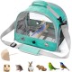 Backpack for Birds with Wooden Stick, Bird Carry Bag with Standing Bar and Stainless Steel Tray, Lightweight Backpack for Parrot, with Stainless Steel Tray and Standing Pole, for Parrots, Parakeets, 1 Backpack for Birds with Wooden Stick, Bird Carry Bag with Standing Bar and Stainless Steel Tray, Lightweight Backpack for Parrot, with Stainless Steel Tray and Standing Pole, for Parrots, Parakeets, 1