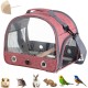 Backpack for Birds with Wooden Stick, Bird Carry Bag with Standing Bar and Stainless Steel Tray, Lightweight Backpack for Parrot, with Stainless Steel Tray and Standing Pole, for Parrots, Parakeets, 1 Backpack for Birds with Wooden Stick, Bird Carry Bag with Standing Bar and Stainless Steel Tray, Lightweight Backpack for Parrot, with Stainless Steel Tray and Standing Pole, for Parrots, Parakeets, 1