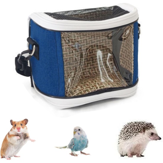 Backpack for birds, transport container for birds, bird travel bag, bird transport box, bird carrier bag, travel bag for parrots, parakeets, small animals for travel, hiking, camping, 16 cm x 13 cm x Backpack for birds, transport container for birds, bird travel bag, bird transport box, bird carrier bag, travel bag for parrots, parakeets, small animals for travel, hiking, camping, 16 cm x 13 cm x