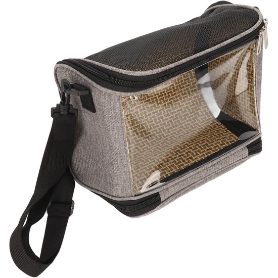 Bird Carrier Bag Bird Cage with Shoulder Strap, Lightweight for Parrots, Portable Bird Travel Bag, Transparent, Breathable Travel Cage (Grey) Bird Carrier Bag Bird Cage with Shoulder Strap, Lightweight for Parrots, Portable Bird Travel Bag, Transparent, Breathable Travel Cage (Grey)