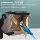 Bird Carrier Bag Bird Cage with Shoulder Strap, Lightweight for Parrots, Portable Bird Travel Bag, Transparent, Breathable Travel Cage (Grey) Bird Carrier Bag Bird Cage with Shoulder Strap, Lightweight for Parrots, Portable Bird Travel Bag, Transparent, Breathable Travel Cage (Grey)