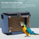Bird Carrier Bag Bird Cage with Shoulder Strap, Lightweight for Parrots, Portable Bird Travel Bag, Transparent, Breathable Travel Cage (Grey) Bird Carrier Bag Bird Cage with Shoulder Strap, Lightweight for Parrots, Portable Bird Travel Bag, Transparent, Breathable Travel Cage (Grey)