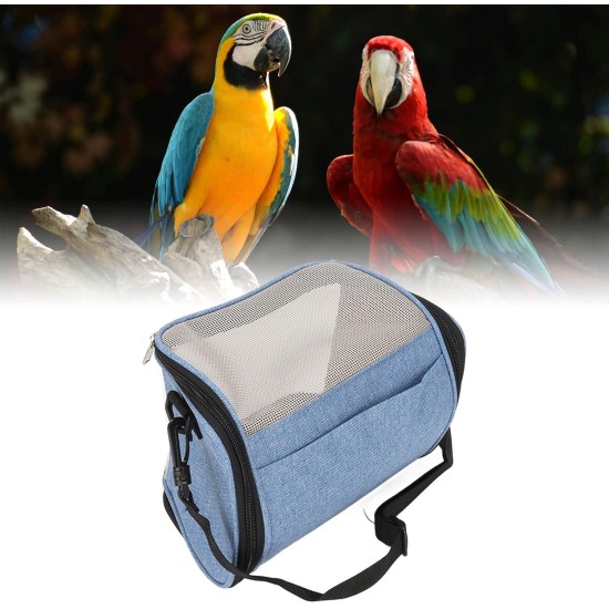 Bird Carrier Bag Bird Cage with Shoulder Strap, Lightweight for Parrots, Portable Bird Travel Bag, Transparent, Breathable Travel Cage (Grey) Bird Carrier Bag Bird Cage with Shoulder Strap, Lightweight for Parrots, Portable Bird Travel Bag, Transparent, Breathable Travel Cage (Grey)