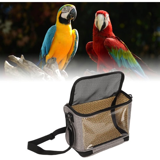 Bird Carrier Bag Bird Travel Cage with Shoulder Strap Bird Carry Bag Transparent Small Bird Cage Portable Bird Cage Budgie Lightweight Breathable Parakeet Travel Cage Bird Carrier Bag Bird Travel Cage with Shoulder Strap Bird Carry Bag Transparent Small Bird Cage Portable Bird Cage Budgie Lightweight Breathable Parakeet Travel Cage