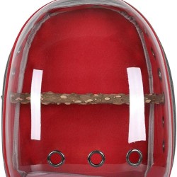 Bird Carrier, Bird Pet Parrot Carrier Cage Backpack Stands Wooden Travel Portable Breathable Bag, Bird Travel Cage, Lightweight Transparent Bird Travel Carrier, PVC Transparent Parrots Travel Bird Carrier, Bird Pet Parrot Carrier Cage Backpack Stands Wooden Travel Portable Breathable Bag, Bird Travel Cage, Lightweight Transparent Bird Travel Carrier, PVC Transparent Parrots Travel