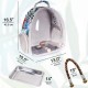 Bird Carrier for Travel, Transparent Bird Box with Metal Tray and Standing Pole for Parakeets, Parrots, Budgies, Cockatiels (Grey) Bird Carrier for Travel, Transparent Bird Box with Metal Tray and Standing Pole for Parakeets, Parrots, Budgies, Cockatiels (Grey)
