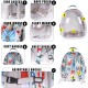 Bird Carrier for Travel, Transparent Bird Box with Metal Tray and Standing Pole for Parakeets, Parrots, Budgies, Cockatiels (Grey) Bird Carrier for Travel, Transparent Bird Box with Metal Tray and Standing Pole for Parakeets, Parrots, Budgies, Cockatiels (Grey)