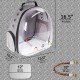 Bird Carrier for Travel, Transparent Bird Box with Metal Tray and Standing Pole for Parakeets, Parrots, Budgies, Cockatiels (Grey) Bird Carrier for Travel, Transparent Bird Box with Metal Tray and Standing Pole for Parakeets, Parrots, Budgies, Cockatiels (Grey)