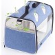 Bird Carrier for Travel, Transparent Bird Box with Metal Tray and Standing Pole for Parakeets, Parrots, Budgies, Cockatiels (Grey) Bird Carrier for Travel, Transparent Bird Box with Metal Tray and Standing Pole for Parakeets, Parrots, Budgies, Cockatiels (Grey)