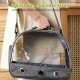 Bird Carry Bag with Standing Bar and Stainless Steel Tray, Portable Bird Cage, Pet Travel Bag for Parrots, Backpack for Birds with Wooden Stick, Small Pet Carry Bag, Bird Transport Box (Blue) Bird Carry Bag with Standing Bar and Stainless Steel Tray, Portable Bird Cage, Pet Travel Bag for Parrots, Backpack for Birds with Wooden Stick, Small Pet Carry Bag, Bird Transport Box (Blue)