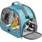 Bird Carry Bag with Standing Bar and Stainless Steel Tray, Portable Bird Cage, Pet Travel Bag for Parrots, Backpack for Birds with Wooden Stick, Small Pet Carry Bag, Bird Transport Box (Blue) Bird Carry Bag with Standing Bar and Stainless Steel Tray, Portable Bird Cage, Pet Travel Bag for Parrots, Backpack for Birds with Wooden Stick, Small Pet Carry Bag, Bird Transport Box (Blue)