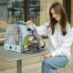Bird Carry Bag with Standing Bar and Stainless Steel Tray, Portable Bird Cage, Pet Travel Bag for Parrots, Backpack for Birds with Wooden Stick, Small Pet Carry Bag, Bird Transport Box (Blue) Bird Carry Bag with Standing Bar and Stainless Steel Tray, Portable Bird Cage, Pet Travel Bag for Parrots, Backpack for Birds with Wooden Stick, Small Pet Carry Bag, Bird Transport Box (Blue)
