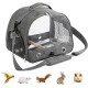 Esforzarse Grey Bird Travel Carrier with Stand and Stainless Steel Tray, Transparent Breathable Travel Cage Portable for Small Birds Parrots Parakeets Cockatiels Cockatiels Cockatiels for Esforzarse Grey Bird Travel Carrier with Stand and Stainless Steel Tray, Transparent Breathable Travel Cage Portable for Small Birds Parrots Parakeets Cockatiels Cockatiels Cockatiels for