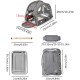 Esforzarse Grey Bird Travel Carrier with Stand and Stainless Steel Tray, Transparent Breathable Travel Cage Portable for Small Birds Parrots Parakeets Cockatiels Cockatiels Cockatiels for Esforzarse Grey Bird Travel Carrier with Stand and Stainless Steel Tray, Transparent Breathable Travel Cage Portable for Small Birds Parrots Parakeets Cockatiels Cockatiels Cockatiels for