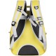 HEEPDD Pet Parrot Carrier Bird Travel Backpack, Space Capsule Transparent Bag Breathable Parro Portable Breathable Bag Pet Bird Lightweight Travel Cage with Stand Bar (Yellow)