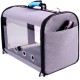 IDAS Bird Travel Cage, Lightweight Transparent Bird Travel Carrier, Transparent Parrot Travel Cage Made of PVC, Breathable Pet Birds Bag Backpack with Shoulder Strap and Wooden Stick Stand (Blue) IDAS Bird Travel Cage, Lightweight Transparent Bird Travel Carrier, Transparent Parrot Travel Cage Made of PVC, Breathable Pet Birds Bag Backpack with Shoulder Strap and Wooden Stick Stand (Blue)