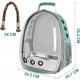 Interfashioner® Bird Carrier for Travel, Transparent Bird Box with Metal Tray and Standing Pole for Parakeets, Parrots, Budgies, Cockatiels (Grey) Interfashioner® Bird Carrier for Travel, Transparent Bird Box with Metal Tray and Standing Pole for Parakeets, Parrots, Budgies, Cockatiels (Grey)