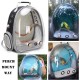 Interfashioner® Bird Travel Bag for Parakeets, Parrots, Cockatiels, Small Birds, Bird Travel Bag with Metal Tray and Standing Pole (Blue)